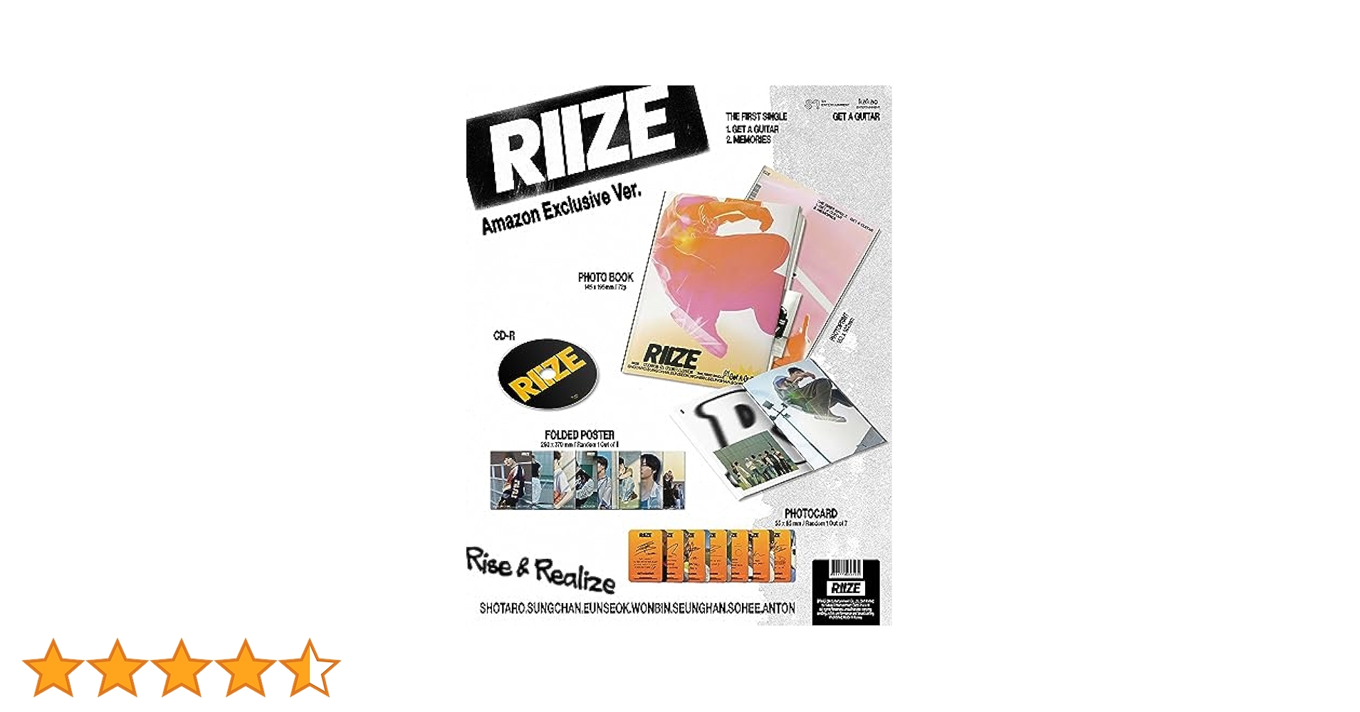 RIIZE ショウタロウ Get A Guitar Amazon トレカ Amazon.co.jp: Get A Guitar(輸入盤)(JAPAN EXCLUSIVE Ver